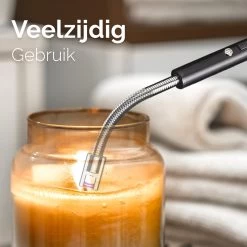 Dailygoods® Elektrische Aansteker - Plasma Aansteker - Oplaadbaar - Gift Set - Zwart -Kook Verkoop 1200x1200 59