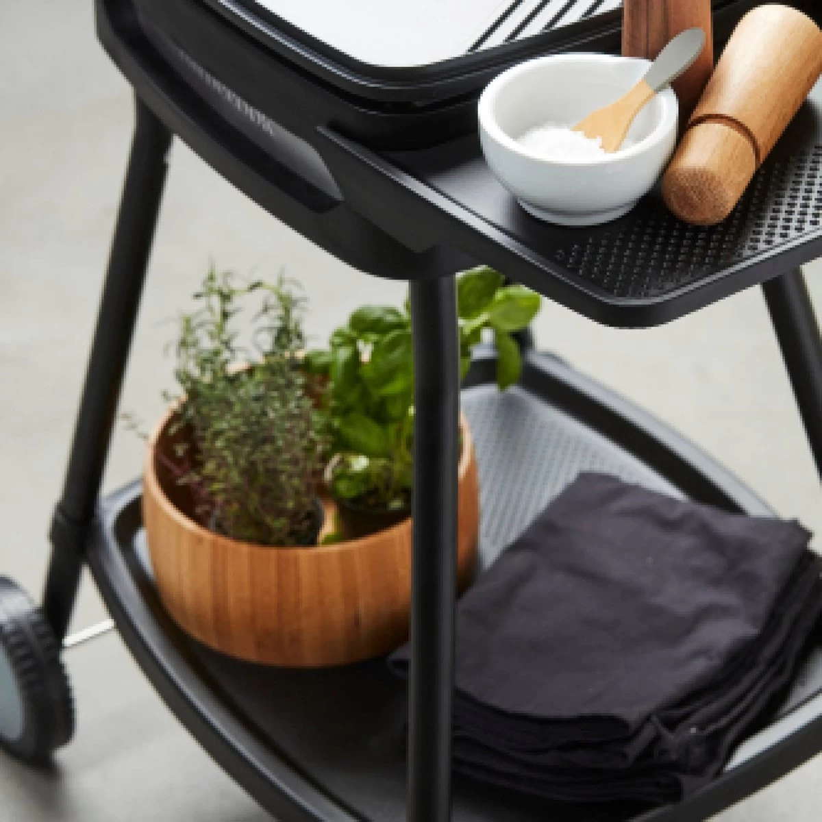 Barbecook Alexia - Elektrische Bbq - Afneembare Grill - Zijtafels - Wielen - 84x55x97cm 4 Barbecook Alexia - Elektrische Bbq - Afneembare Grill - Zijtafels - Wielen - 84x55x97cm - Afbeelding 2