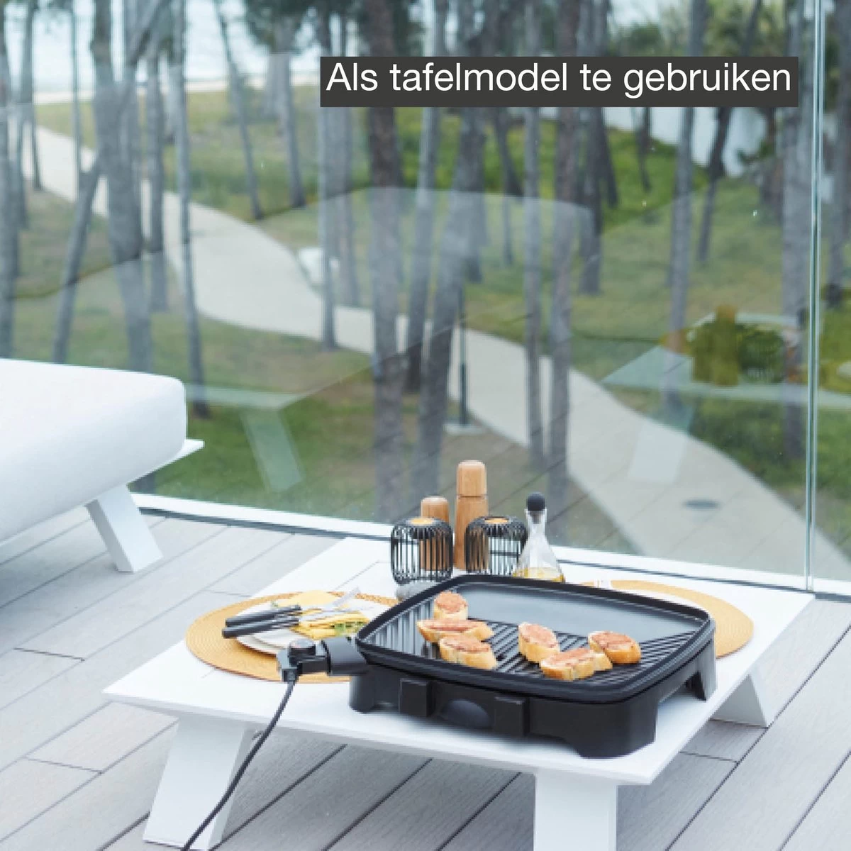 Barbecook Alexia - Elektrische Bbq - Afneembare Grill - Zijtafels - Wielen - 84x55x97cm 13 Barbecook Alexia - Elektrische Bbq - Afneembare Grill - Zijtafels - Wielen - 84x55x97cm - Afbeelding 11