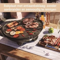 SUNTEC Elektrische BBQ 9493 - Geschikt Voor Buiten Als Tafelbarbecue Of Staande Barbecue - Barbecue Voor Balkon, Terras, Tuin En Camping - Elektrisch Barbecueën Met Max. 2400 Watt - Mobiel Onderstel -Kook Verkoop 1200x1200 644