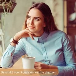 Drinkbeker Wit - Koffiebeker - Kartonnen Beker - 265ml - 100 Stuks - Wegwerpbeker - Papieren Beker - To-Go -Kook Verkoop 1200x1200 708