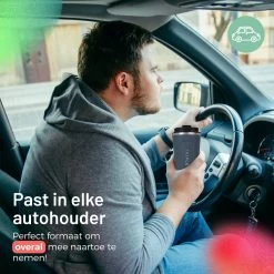 Triple J® Koffiebeker To Go - Thermosbeker - BPA & Lekvrij - 380ml - Blauw -Kook Verkoop 1200x1200 734