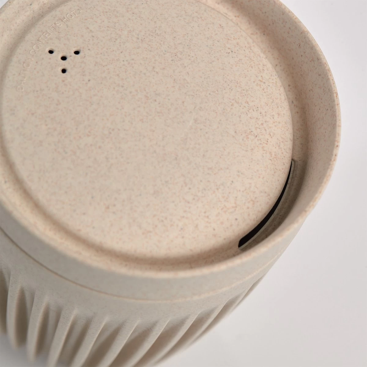 HuskeeCup & Deksel - Koffiebeker - Large - 12oz/36cl - Natural 4 HuskeeCup & Deksel - Koffiebeker - Large - 12oz/36cl - Natural - Afbeelding 2