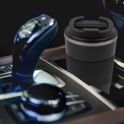 SIP !T® Premium RVS Koffiebeker To Go Thermosbeker – 380 ML – Herbruikbare Koffie & Theebeker – Lekvrij – Zwart - Valentijn -Kook Verkoop 1200x1200 755