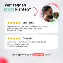 Triple J® Koffiebeker To Go - Thermosbeker - BPA & Lekvrij - 380ml - Zwart -Kook Verkoop 1200x1200 763