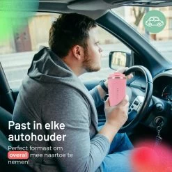 Triple J® Koffiebeker To Go - Thermosbeker - BPA & Lekvrij - 510ml - Roze -Kook Verkoop 1200x1200 767