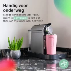 Triple J® Koffiebeker To Go - Thermosbeker - BPA & Lekvrij - 510ml - Roze -Kook Verkoop 1200x1200 769