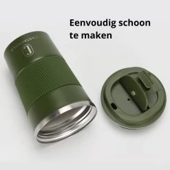 Castagnola Design RVS Koffiebeker To Go - Groen - 380ml - Thermosbeker - Theebeker -Kook Verkoop 1200x1200 784