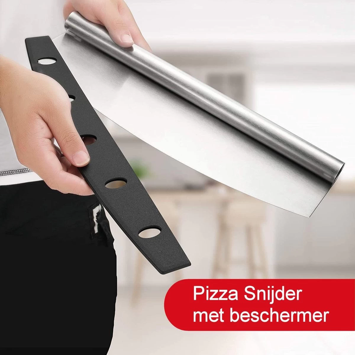 Pizzaschep – Inclusief Pizzasnijder – Opvouwbaar – Pizzaspatel – Pizza Schep – Taartschep – 30cm - Qwality 5 Pizzaschep – Inclusief Pizzasnijder – Opvouwbaar – Pizzaspatel – Pizza Schep – Taartschep – 30cm - Qwality - Afbeelding 3