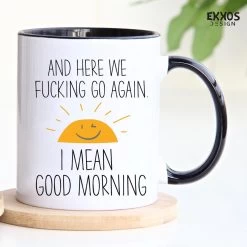 Goodmorning Mok - Mok Met Tekst - Grappige Mok - Verjaardag Cadeau - Cadeau Voor Man - Cadeau Voor Vrouw - Cadeau Voor Haar - Cadeau Voor Hem - Grappige Cadeau - Thee Glazen - Valentijn Cadeautjes - Koffiekopjes -Kook Verkoop 1200x1200 811