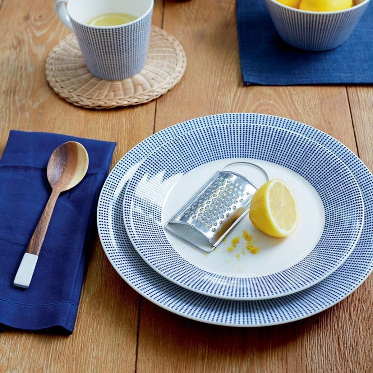 Royal Doulton Pacific - 6x Mok / Beker - Porselein - Wit / Blauw - 450 Ml - Set Van 6 Mokken 6 Royal Doulton Pacific - 6x Mok / Beker - Porselein - Wit / Blauw - 450 Ml - Set Van 6 Mokken - Afbeelding 4