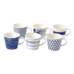 Royal Doulton Pacific - 6x Mok / Beker - Porselein - Wit / Blauw - 450 Ml - Set Van 6 Mokken 17 Royal Doulton Pacific - 6x Mok / Beker - Porselein - Wit / Blauw - 450 Ml - Set Van 6 Mokken -Kook Verkoop 1200x1200 840