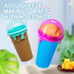 Frozen Magic Slushy Maker - Slush Puppy Maker - IJscrusher - Slush Puppy Beker - Slushy Puppy Maker - Slush Puppy Machine - Slush Maker - Slushy Cup - Tiktok - Bruin -Kook Verkoop 1200x1200 882