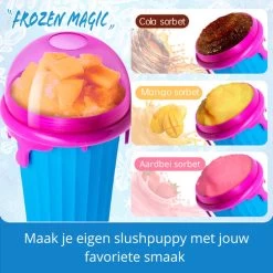 Frozen Magic Slushy Maker - Slush Puppy Maker - IJscrusher - Slush Puppy Beker - Slushy Puppy Maker - Slush Puppy Machine - Slush Maker - Slushy Cup - Tiktok - Bruin -Kook Verkoop 1200x1200 883