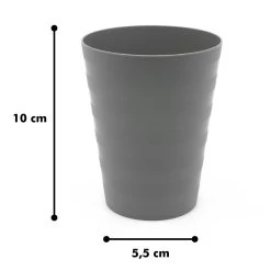 In Round Herbruikbare Plastic Drink Bekers – 10 Stuks – Grijs -Kook Verkoop 1200x1200 892