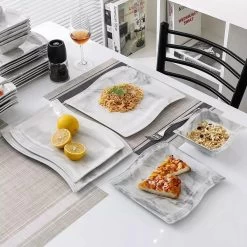 Serviesset 6 Personen - Borden - 26delig - Marmer - Malacasa Flora -Kook Verkoop 1200x1200 914