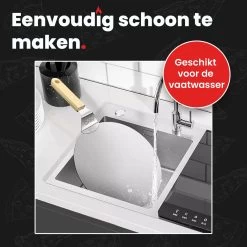 GrillX Pizzaschep Met Pizzasnijder - 30cm - In Luxe Doos - Pizzaspatel Voor BBQ & Oven - BBQ Accesoires Gereedschap -Kook Verkoop 1200x1200 94