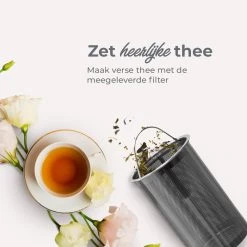 Vaja® Camille Theepot Zwart Met Filter - 1 Liter - RVS - Dubbelwanding 14 Vaja® Camille Theepot Zwart Met Filter - 1 Liter - RVS - Dubbelwanding -Kook Verkoop 1200x1200 957
