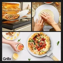 GrillX Pizzaschep Met Pizzasnijder - 30cm - In Luxe Doos - Pizzaspatel Voor BBQ & Oven - BBQ Accesoires Gereedschap -Kook Verkoop 1200x1200 98