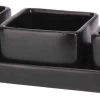 Excellent Houseware Amuse/tapas/saus Schaaltjes Met Serveerplankje - Aardewerk - Mat Zwart 1 Excellent Houseware Amuse/tapas/saus Schaaltjes Met Serveerplankje - Aardewerk - Mat Zwart -Kook Verkoop 1200x407 1