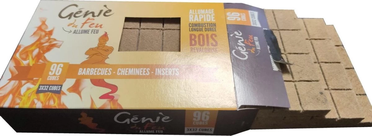 Genie Du Feu Aanmaakblokjes Bruin - 1344 Stuks - Voordeel Verpakking 8 Genie Du Feu Aanmaakblokjes Bruin - 1344 Stuks - Voordeel Verpakking - Afbeelding 7