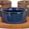 Cosy & Trendy Serveerplank Bamboe Dia 25 Cm Met 5x Luxe Hapjes/saus/tapas Schaaltjes -Kook Verkoop 1200x451