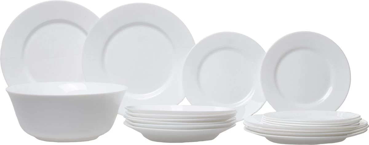 Luminarc Everyday Serviesset - 19-delig - 6 Persoons 4 Luminarc Everyday Serviesset - 19-delig - 6 Persoons - Afbeelding 2
