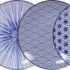Set Van 4 Gebaksborden - 16 Cm. - Nippon Blue - Tokyo Design Studio -Kook Verkoop 1200x480