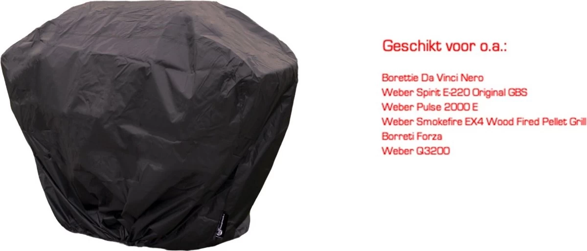 COVER UP HOC RED Label BBQ Hoes 145x61x117 Cm Waterdichte Barbecue Hoes / Afdekhoes Bbq / Met Trekkoord, Bbq Hoes, Bbq Hoes Waterdicht, Bbq Beschermhoes Zwart 8 COVER UP HOC RED Label BBQ Hoes 145x61x117 Cm Waterdichte Barbecue Hoes / Afdekhoes Bbq / Met Trekkoord, Bbq Hoes, Bbq Hoes Waterdicht, Bbq Beschermhoes Zwart - Afbeelding 6