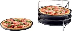 Pizza - Pizzarek - Pizza Oven - Zenker - Pizzabakset - 5 Delige Set Voor 4 Pizza's - Ø 28,5 Cm - Antiaanbaklaag Van ILAG® - Pizzaplaat - Pizza 9 Pizza - Pizzarek - Pizza Oven - Zenker - Pizzabakset - 5 Delige Set Voor 4 Pizza's - Ø 28,5 Cm - Antiaanbaklaag Van ILAG® - Pizzaplaat - Pizza -Kook Verkoop 1200x519