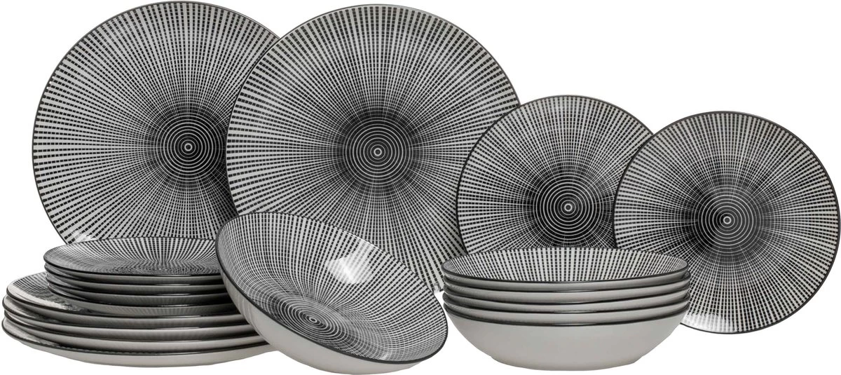 Studio Tavola Serviesset In-Line 18-Delig 3 Studio Tavola Serviesset In-Line 18-Delig