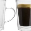 Florina Dubbelwandige Koffieglazen Of Theeglazen Met Oor 340 ML - Set Van 2 - Gehard Glas -Kook Verkoop 1200x607 1