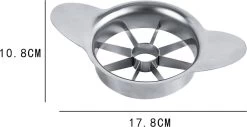 Stevige Appelsnijder - Appelboor - RVS - Zilverkleurig - Appel Snijder - Ixen -Kook Verkoop 1200x616 2