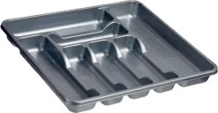 Kunststof Bestekbak/bestekhouder 7-vaks Grijs 42 X 39 Cm - Keukenlade/besteklade Inzetbakken -Kook Verkoop 1200x620 1