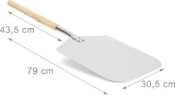 Relaxdays Pizzaschep - Vierkant - Metaal 11 Relaxdays Pizzaschep - Vierkant - Metaal -Kook Verkoop 1200x654