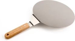 Inpro Pizzaschep RVS - Rond - Voor BBQ En Oven - Pizzaspatel - Taartschep - Houten Handvat - BBQ Gereedschap - Keukengerei - 30 Cm Diameter - Spatel -Kook Verkoop 1200x655