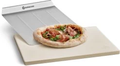 Burnhard Pizzasteen 38 X 30 X 1,5 Cm + Pizzaschep 29 Burnhard Pizzasteen 38 X 30 X 1,5 Cm + Pizzaschep -Kook Verkoop 1200x662