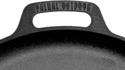 Valhal Outdoor Skillet / Plancha / Koekenpan - Gietijzer - Diameter 35cm, Twee Handvatten, VH35F -Kook Verkoop 1200x669