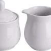 Merkloos Melk En Suiker Setje Van Porselein 150 Ml - Keukenbenodigdheden - Tafel Decoratie/accessoires - Melk En Suiker Setjes - Melkkannetjes - Suikerpotjes -Kook Verkoop 1200x679