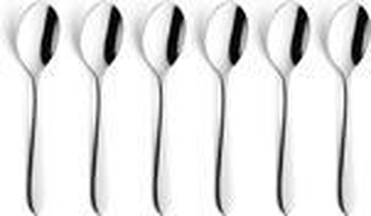 Merkloos Theelepels-Set-6-stuks-RVS 3 Merkloos Theelepels-Set-6-stuks-RVS