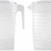 Merkloos Pakket Van 2x Stuks Kunststof Schenkkannen/waterkannen Van 2 Liter - 2000 Ml - Feest/partij/zomer -Kook Verkoop 1200x725 2