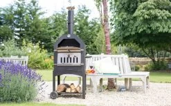 Merkloos MaxxGarden Pizza Oven - Smoker Barbecue Houtskool 45 X 65 X 158cm -Kook Verkoop 1200x745 2
