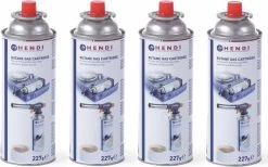 Hendi Gasbussen Butaan Navulling - 227g - Set Van 4