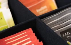 CasaLupo Theedoos Zwart 9-vaks - Met Fluweel - 23 X 23 Cm -Kook Verkoop 1200x751