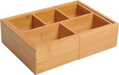 Verstelbare Lade Organizer - Voor Bestek/Keuken/Bureau/Make-Up/Accessoires – Uitschuifbare Lade Inzet Verdeler - Opbergbak Doos - Verstelbaar In 5 Of 7 Compartimenten - Duurzaam Bamboe Hout -Kook Verkoop 1200x754 4