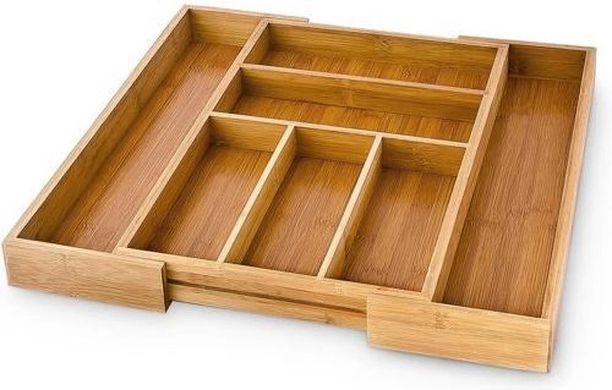 HI Bestekbak Uitschuifbaar Bamboe 10 HI Bestekbak Uitschuifbaar Bamboe - Afbeelding 8