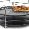 Relaxdays 3 Pizaplaten Met Pizzarek, Pizza Bakplaat Rond 33 Cm, Pizzaplaat 3stuk -Kook Verkoop 1200x766