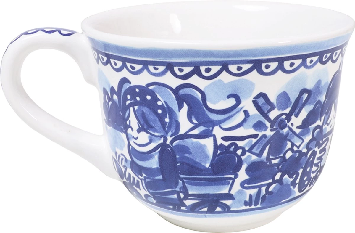 Blond Amsterdam, Delfts Blond: Soep Kom Winter 14cm 5 Blond Amsterdam, Delfts Blond: Soep Kom Winter 14cm - Afbeelding 3