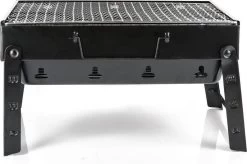 Merkloos Decopatent® Portable Houtskool BBQ - Barbecue - Inklapbaar - Barbecue Houtskool - Tafel Grill - Camping - Strand - Festival - Park -Kook Verkoop 1200x797 2