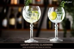 GDLF® Gin Tonic Glazen Set In Een Luxe Geschenkdoos - Incl. Zwarte RVS Maatbeker 30/15ML - Hoogwaardig Loodvrij Kristal - Made In Europe - Cocktail Glazen - 600ML - Cocktail Set - Gin Tonic Geschenkset - Cadeau Voor Man/Vrouw -Kook Verkoop 1200x797 7